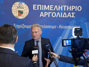 Δημήτρης Πτωχός από τα Επιχειρηματικά Βραβεία Αργολίδας: «Η ανάπτυξη οικοδομείται από όσους τολμούν να δημιουργήσουν»