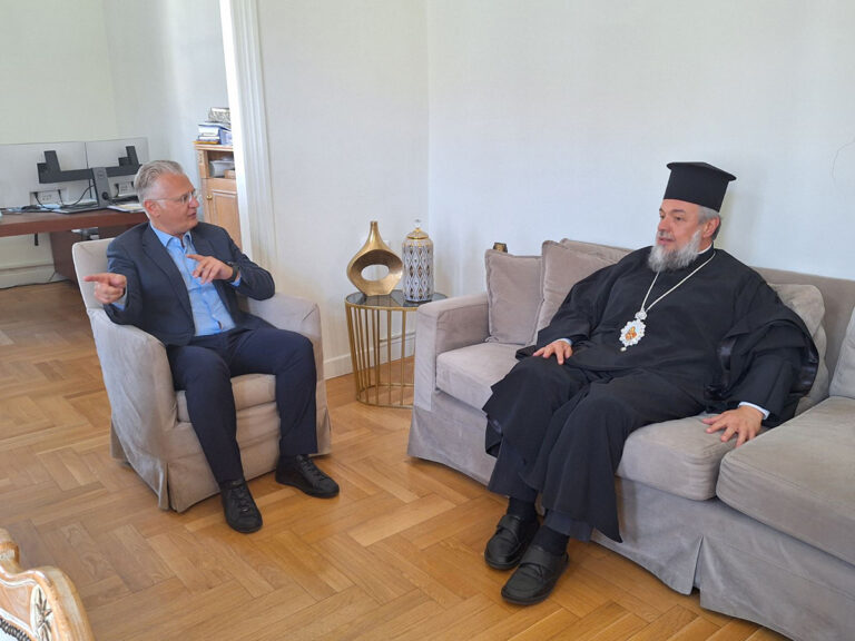 Συνάντηση του Περιφερειάρχη Πελοποννήσου Δημήτρη Πτωχού με τον Μητροπολίτη Γόρτυνος και Μεγαλοπόλεως κ. Νικηφόρο