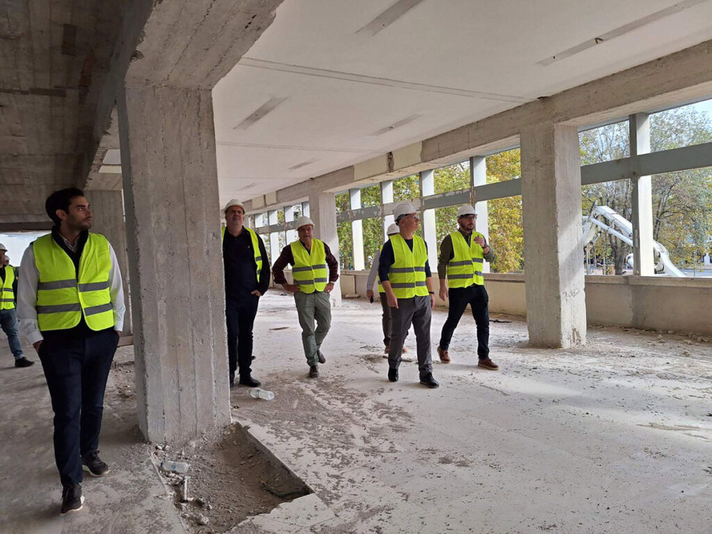 Αυτοψία στο υπό κατασκευή Διοικητήριο της ΠΕ Μεσσηνίας