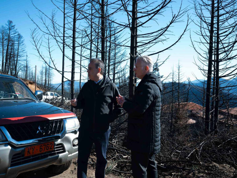 Παραλαβή αντιπλημμυρικών και αντιδιαβρωτικών έργων στο Φενεό